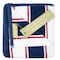 Arkwright Home Aston & Arden Pinstriped Beach Towel 35x70 Navy/Red BT-PINSTR-25NR - alternate 1
